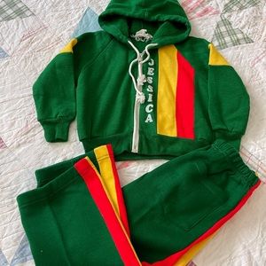 Vintage retro toddler hoodie sweats outfit